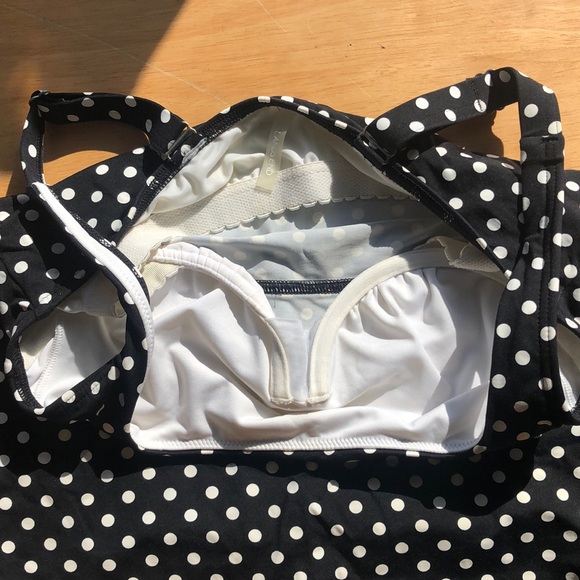 Lands End Tankini D-Cup Underwire - Picture 2 of 4